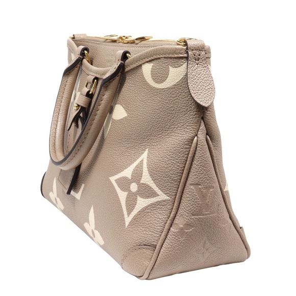 Louis Vuitton PM Monogram 2way Trianon Empreinte Handbag Bag Shoulder Creme - Picture 1 of 11